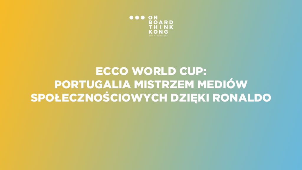 ECCO World Cup: Portugalia mistrzem mediów społecznościowych dzięki Ronaldo